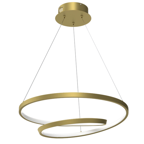 Lampa wisząca LUCERO, ML7950, złota, 48W LED, barwa neutralna 4000K