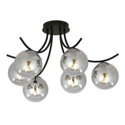 Lampa sufitowa Emibig BOSTON 6 Czarny/GRAFIT 1110/6