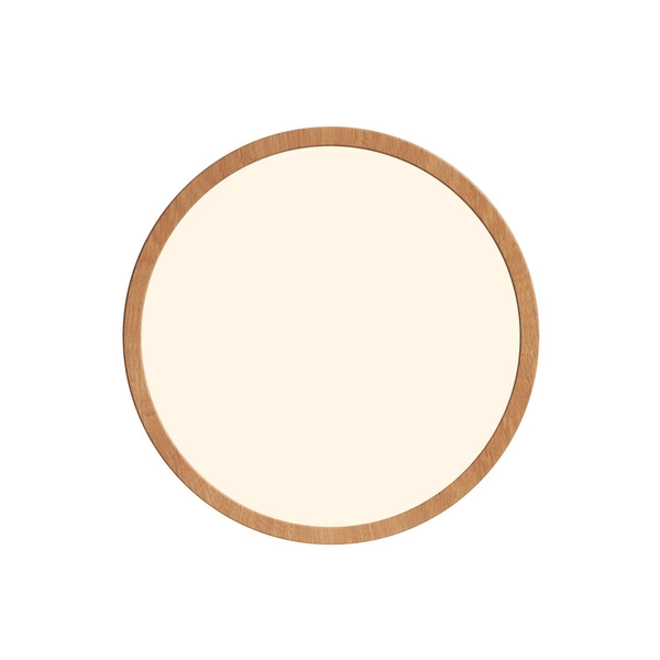 Lampa sufitowa OJA LED 2700K Biała ciepła Plastik | Drewnopodobne