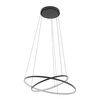 Lampa wisząca CIRCOLO LED szer. 60cm 35W barwa neutralna 4000K | czarny 10864