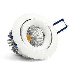 Oprawa wpuszczana oczko TERI RO 10W neutralna 4000K biały śr. 8,1cm