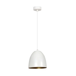 Lampa wisząca Emibig LENOX 1 Biały / GOLD 411/1