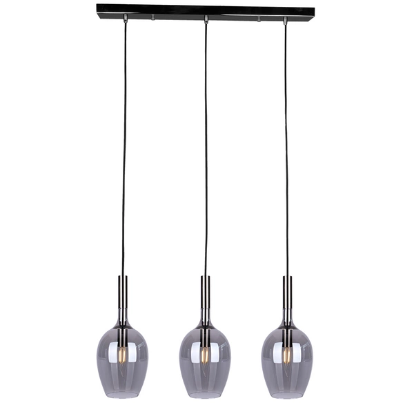 Lampa wisząca LUGANO SMOKED 3xE14