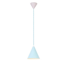 Lampa wisząca VOSS LEDEA, 50101182, niebieska, 1x40W E27