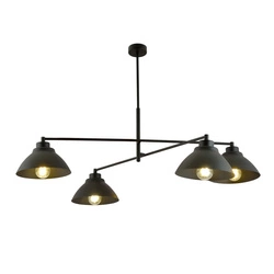 Lampa sufitowa Emibig MAVERICK 4 Czarny 1211/4