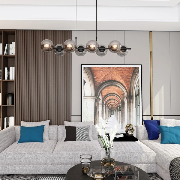 Lampa wisząca Emibig RORY 8 GRAFIT 1207/8