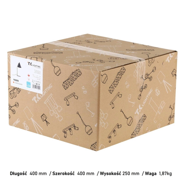 CONO BLACK LAMPKA NOCNA 16009