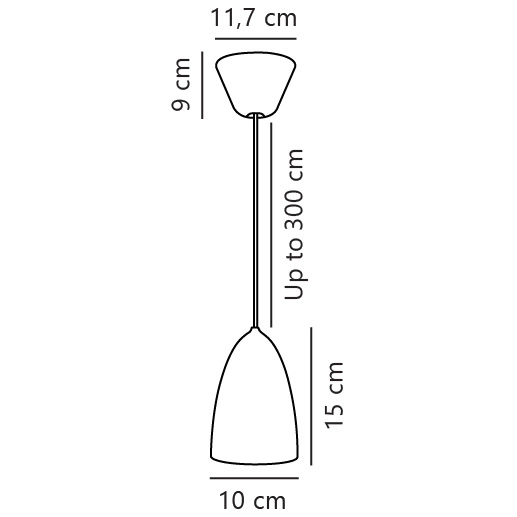 Lampa wisząca NEXUS GU10 6W Metal | Biały