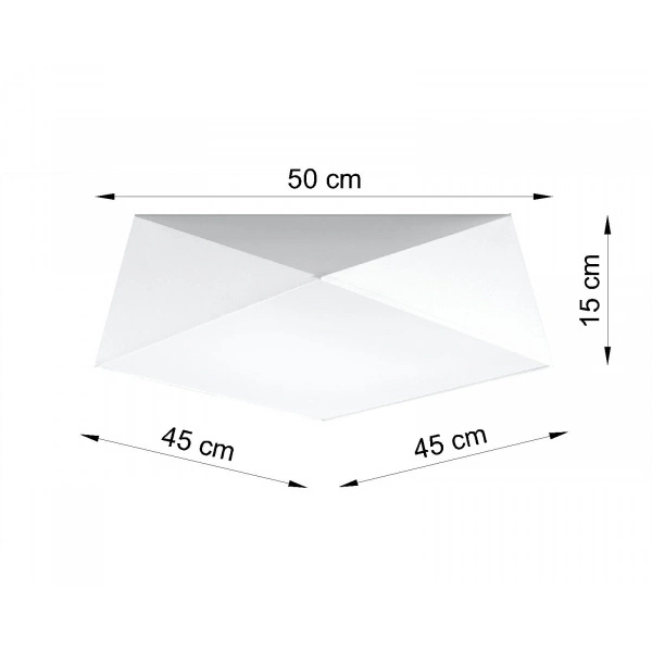 Plafon HEXA 45 SL.0692 biały 2xE27
