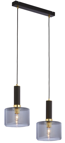 Nowoczesna Lampa wisząca VANES wys. 39-80cm 2xE27 15W IP20 | Złoty