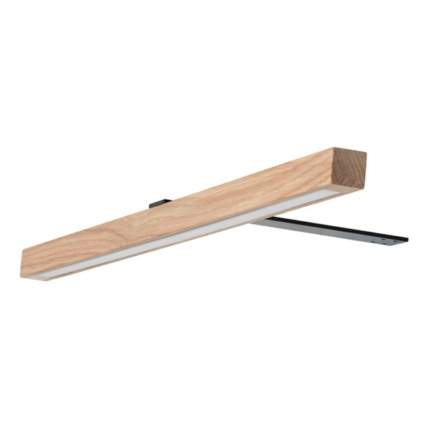 Lampa montowana nad szafkę łazienkową AQUA VIVA LED 9W 3000K Czarny/Dąb IP44 szer 60cm 89421104