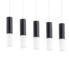 Lampa wisząca ALFA ELIOT CZARNO-BIAŁA 5xE14 6cm | 63046