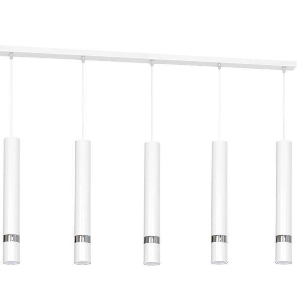 Lampa wisząca nowoczesna zwis JOKER V biały szer. 90cm