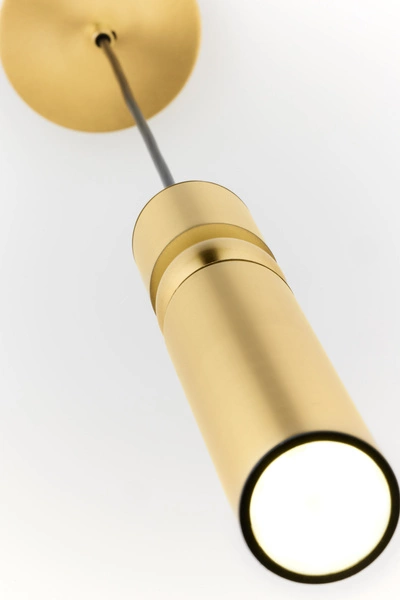 Nowoczesna Lampa wisząca ALAS wys. 120cm 1xG10 14W IP20 | Złoty