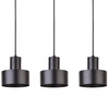 Lampa wisząca listwa RIF czarna 3pkt 67cm