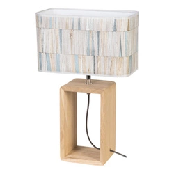 Malo Lampa Stołowa 1xE27 Max.25W Dąb Olejowany/Antracyt/Multikolor 7717174