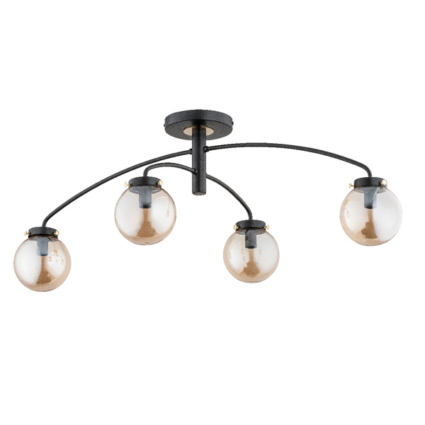 Lampa sufitowa ALFA WIRAL ZŁOTA 4xE14 50cm | 62187