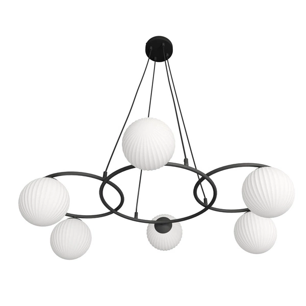 Lampa sufitowa Emibig LIBRA 6 BL OPAL 1379/6