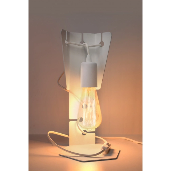Lampa biurkowa ARBY SL.0879 biała 1xE27