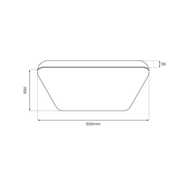 Plafon Nemo Czarny 36W LED