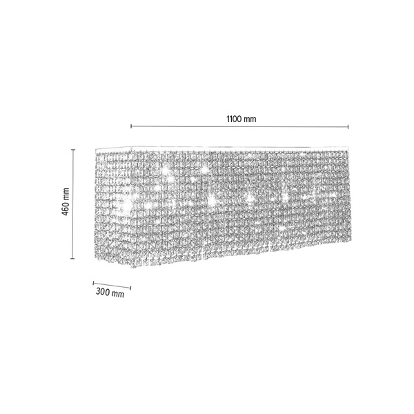 Euphoria Lampa Sufitowa 6xE14 Max,40W Chrom/Transparentny 5970628