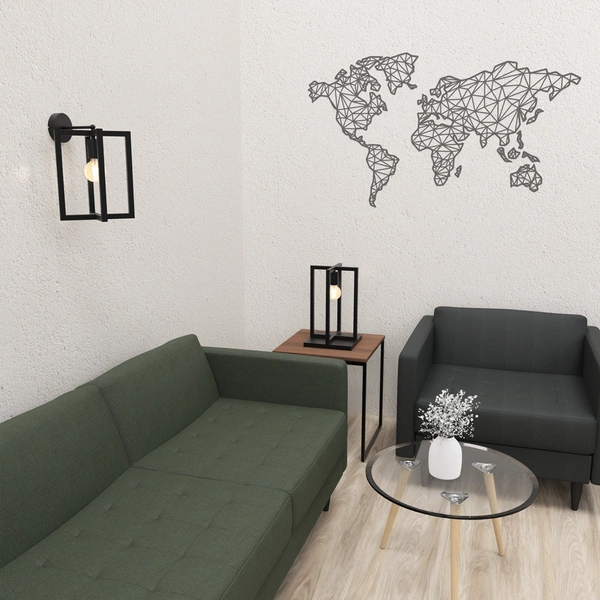 Kinkiet ARNOLD, MLP8561, czarny, 1x60W E27