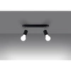 Lampa sufitowa FORNES 2, czarna, 2x60W E27, SL.1121