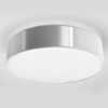 Plafon ARENA PVC Stal szary 15W LED, SL.0128