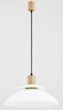 Lampa wisząca ALFA TROPIC DREWNIANA 1xE27 44cm | 60356