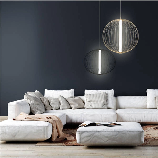 Lampa wisząca TREVISO, mała, czarna, 18W LED, barwa ciepła 3000K