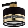 Nowoczesna lampa sufitowa PRO 2 PLAFON czarny/złoty 32149