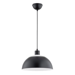 Lampa wisząca ALFA OKSA CZARNA 1xE27 30cm | 61294