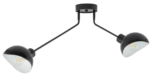 Lampa Sigma ROY 2 plafon czarny biały 32429