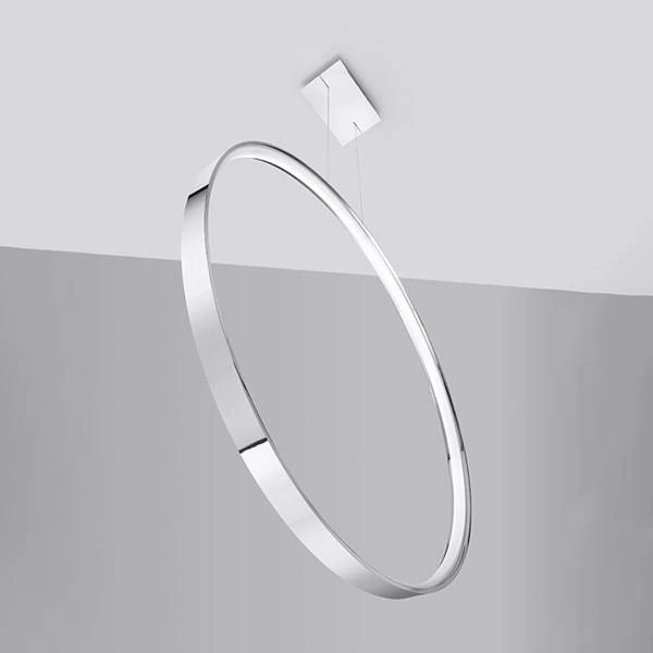 Nowoczesna lampa wisząca RIO 78, chrom, 50W LED, barwa neutralna 4000K, TH.249