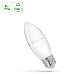 LED ŚWIECOWA E-27 230V 1W CW SPECTRUM