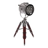 Lampa stołowa filmowa 1xE27 maks. 60W aluminium metal/drewno wenge 1223127