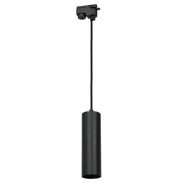 Wiszący spot szynoprzewodu 1F Pipe Track Pendant 1xGU10 | czarny
