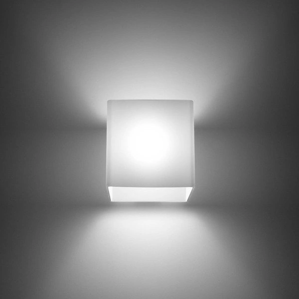 Kinkiet Sollux RICO Szklany, Biały G9 12W LED, SL.0212