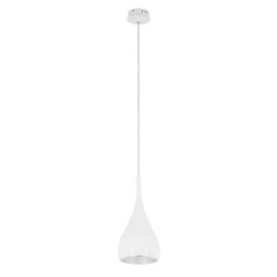 Lampa wisząca ANON śr. 16cm E27 | biały