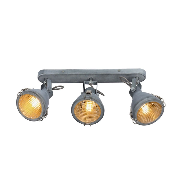 Lampa sufitowa CRODO listwa 93-71125 3xE14 szara