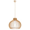 Lampa wisząca ALFA LAVAYA DREWNIANA 1xE27 44cm | 60023