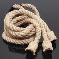 Lampa zwieszana 3x E27 sznur KNOT 150cm | beżowy