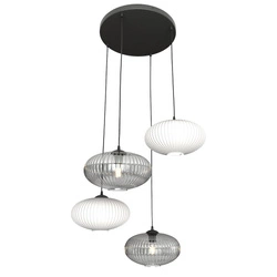 Lampa wisząca Emibig COCO 4 BL PREM MIX 1378/4PREM