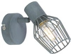 Kinkiet VIKING 1xE14 szary 91-68002 w industrialnym stylu