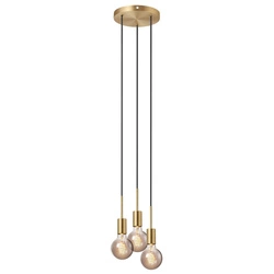 Lampa wisząca PACO E27 25W Metal | Mosiądz