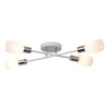 Lampa Sufitowa Tosca 4xE14 Max.40W Biały Metal/Białe Szkło 9033402
