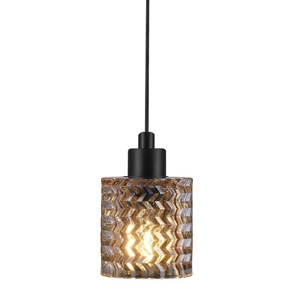 Lampa wisząca HOLLYWOOD E27 60W Szkło | Bursztyn