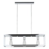 Lampa wisząca SIGALO dł. 73cm 3xE27 | chrom