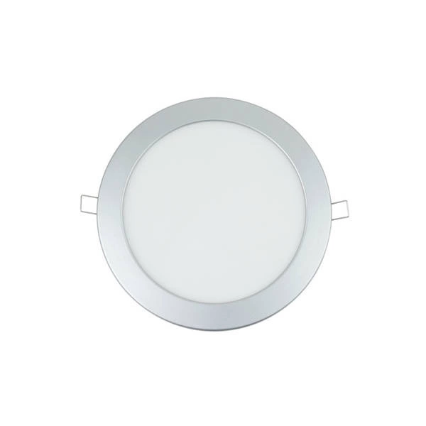 Downlight panel LED SLIM E6 16W 3000K 205mm | srebrny