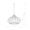 Lampa wisząca IKA I D  4174  wys. 132cm 4174